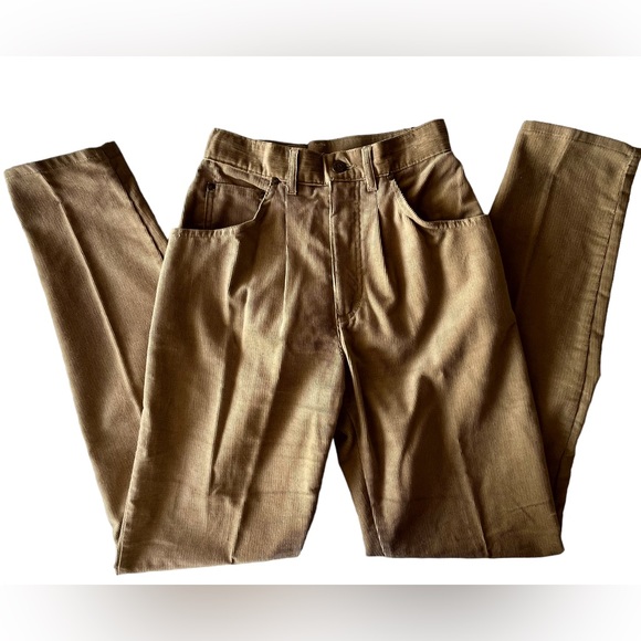 Vintage LEE Riders Corduroy Pants, Women’s / Juniors size 5 Retro, Talon 42 70s - Picture 3 of 10